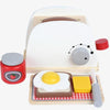 Wood Pretend Play Kitchen Role Play Game Learning Toy Simulation Toasters Bread Set for Children