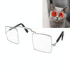 Cat Dog Photo Prop Glasses, Transparent White, UV Protection