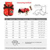 XXL Christmas Dog Coat, Waterproof, Reflective, Snowflake Design