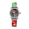 JNEW A335-86172 Children Cute Cartoon 3D Dinosaur Waterproof Silicone Strap Quartz Watch(Rubber Shell Gray)