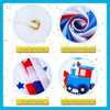 210x180cm Train Cartoon Children Birthday Background Cloth Faber Decoration