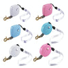 Retractable Dog Lead, 2m White, Small Pets (5kg), Nylon Tape