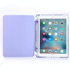 For iPad Air 2 Airbag Horizontal Flip Leather Case with Three-fold Holder & Pen Holder(Purple)