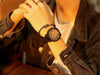 Waterproof Retro PU Leather Strap Quartz Watch(Black Band Cute Digital Dial)