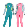DIVE & SAIL M150556K Shell Pattern Children Diving Suit One-piece Swimsuit Snorkeling Surfing Anti-jellyfish Clothing, Size:L(Pink)