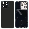 iPhone 15 Pro Glass Back Cover with Wireless Charging (Black)