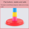 Night Market Stall Detachable Throwing Hoop Toys Children Parent-Child Games, Spec: 1 Tower 3 Circles