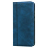 For Xiaomi Redmi 8 Frosted Business Magnetic Horizontal Flip PU Leather Case with Holder & Card Slot & Lanyard(Blue)