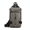 HAOSHUAI 1100-13 Men Multifunctional Chest Bag Casual Shoulder Messenger Bag(Khaki)