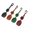 HP-A009 Motorcycle Cowhide Leather Induction Key Protective Cover for Harley Sportster S(Black)