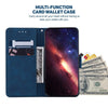 For Realme 13+ Global Geometric Embossed Leather Phone Case(Blue)