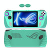 For ASUS Rog Ally Gaming Console Multicolor Silicone Case With 2 Button Caps(Green)