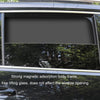 Heat-insulating Opaque Vinyl Coated Magnetic Car Curtains, Style: Titanium Silver Principal Driver