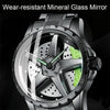 BINBOND D002 Car Hub Dial Multifunctional Waterproof and Wear-resistant Men's Watch(Black Net-Black-Red)