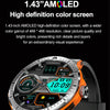 LEMFO HK52 1.43 inch BT5.3 IP68 Sport Smart Watch, Support Bluetooth Call / Message Notification / Heart Rate / Blood Pressure Health Monitor(Blue)