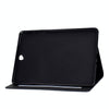 For Samsung Galaxy Tab A 9.7 T550/T555C Cowhide Texture Horizontal Flip Leather Case with Holder & Card Slots & Sleep / Wake-up Function(Blue)