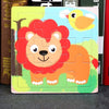 5 PCS KBX-017 Children Wooden Picture Puzzle Baby Early Education Toys(Lion)
