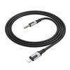 Borofone BL19 AUX Creator Audio Cable, 3.5mm to 8 Pin Cable, Length: 1m(White)