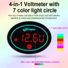 Morfayer Locomotive Multi-function Voltmeter, Green, Specification: 2 in 1