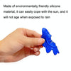 4sets Car Universal Wiper Hole Protective Cover PVC Dustproof Snowproof Wiper Pad(Blue Small Hole)