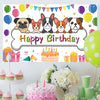 180x90cm Animal Birthday Theme Backdrop Cloth Party Decoration(2023SRB95)