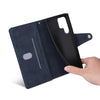 For Samsung Galaxy S25 Ultra 5G Rivet Buckle 9 Cards Three Fold Leather Phone Case(Blue)