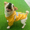 Foldable Dog Raincoat, Waterproof, Reflective, Hooded, Medium, Fluorescent Yellow
