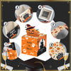 Halloween Money Box for Cash Gift Pull DIY Fun Holiday Cash Box Include 50pcs Transparent Bags