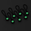 100pcs  Mountaineering Camping Backpack Zipper Pull Outdoor Anti-Lost Eye-Catching Luminous Accessories Self-Luminous Drawstring