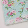 Colorful Printed Flower Wedding Banquet Napkins Placemats