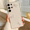For Samsung Galaxy S25 Ultra 5G Pearl Bow Glitter Epoxy TPU Phone Case(Three Knots)