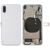 iPhone X Battery Cover Assembly White - Keys, Speaker, Tray
