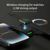 H20 15W 3 in 1 Transparent Magnetic Wireless Charger(Black)