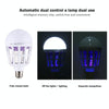 E27 15W White Light + 365 NM Purple Light Mosquito Killer Bulb Lamp, Fly Pest Insects Reject Zapper LED Ball Steep Light, AC 175-265V