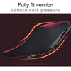 Four Seasons Breathable Memory Foam Car Neck Pillow Polyester Headrest (Black)