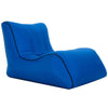 BB1803 Foldable Portable Inflatable Sofa Single Outdoor Inflatable Seat, Size: 100 x 80 x 70cm(Navy)