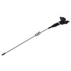 Universal Car Decoration Extensile Aerial Clip Side Car Modified To Remove Static Electricity Aerial, Length: 43cm(Black)