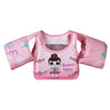 Vest-Style Children Life Jacket Baby Swimming Free Inflatable Arm Foam Life Buoy(Black Hair Doll)