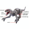2.4G Wireless Remote Control Tyrannosaur Simulation Mechanical Dinosaur Model Toy(Gray)