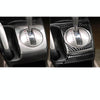 7 in 1 Car Carbon Fiber Manual Gear + Water Cup Holder Decorative Sticker for Honda Civic 8th Generation 2006-2011, Left Drive