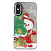 For iPhone XS Max Christmas Series PC Full Coverage Pattern Phone Case(CK058 Black)