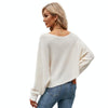 Female Sexy Strapless Knit Shirt Loose Bat Sleeve Knitted Tops, Size: L(Black)