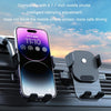 Car Suction Cup Dashboard Automatic Lock Mobile Phone Holder, Style: Glossy Telescopic Base
