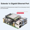 Waveshare For Raspberry Pi 5 PCIe to MiniPCIe / Gigabit Ethernet / USB 3.2 Gen1 HAT, Spec: No Accessories