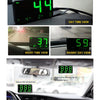 C80 GPS HUD Head-Up Display Speedometer - 4.5" Car Speed, Altitude, Mileage - Black