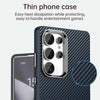 For Samsung Galaxy S25 Ultra 5G Carbon Fiber Series IMD Phone Case(Blue)