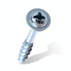 RUITOOL ST4 100pcs Woodworking Slant Hole Screws Half Tooth Self Tapping Phillips Bolt 50mm