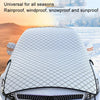 Car Snow Cover Anti-freezing Frost Cover Winter Thickened Car Clothes Blocking Cloth, Style: Hood Full Coverage
