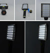 LED Charging Portable Handheld Mobile Work Light with Red and Blue Flash Emergency Light