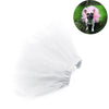 White Mesh Dog Skirt, Size M (Puppy/Small Dog Summer Dress)